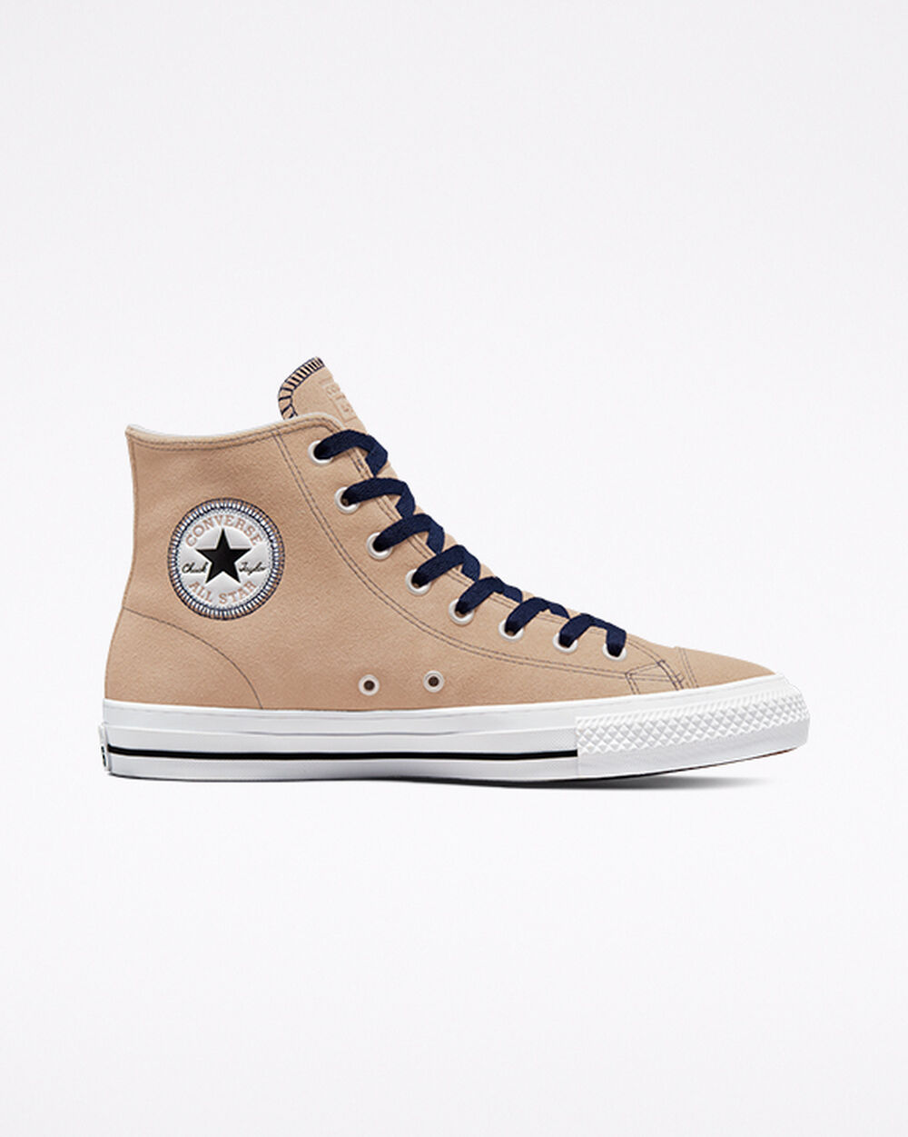 Zapatillas Converse CONS Chuck Taylor All Star Pro Mujer Kaki Negras Blancas | Uruguay-01534