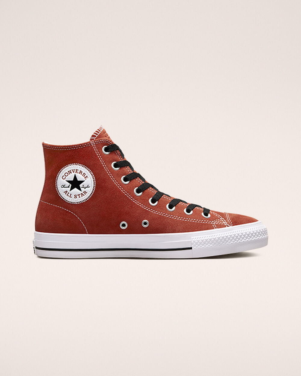 Zapatillas Converse CONS Chuck Taylor All Star Pro Mujer Rojas Oscuro Negras Blancas | Uruguay-96072