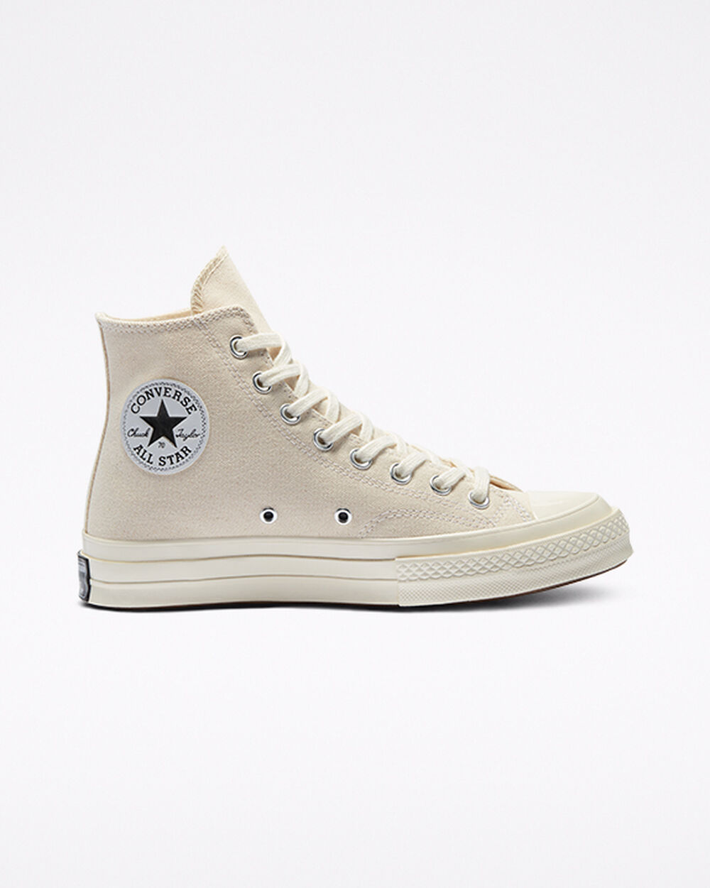 Zapatillas Converse Chuck 70 Mujer Beige Negras | Uruguay-48152