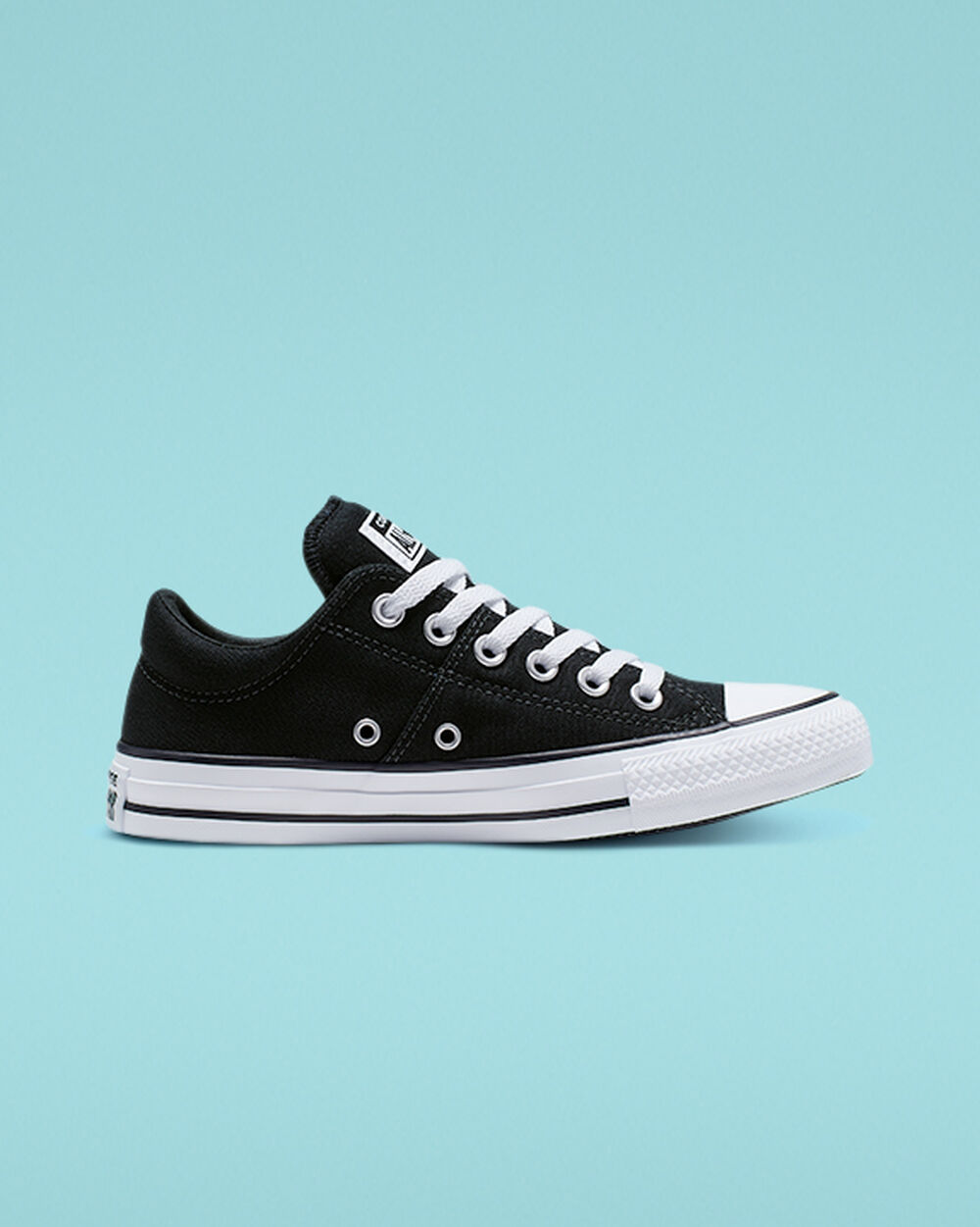 Zapatillas Converse Chuck Taylor All Star Madison Mujer Negras Blancas Negras | Uruguay-38190