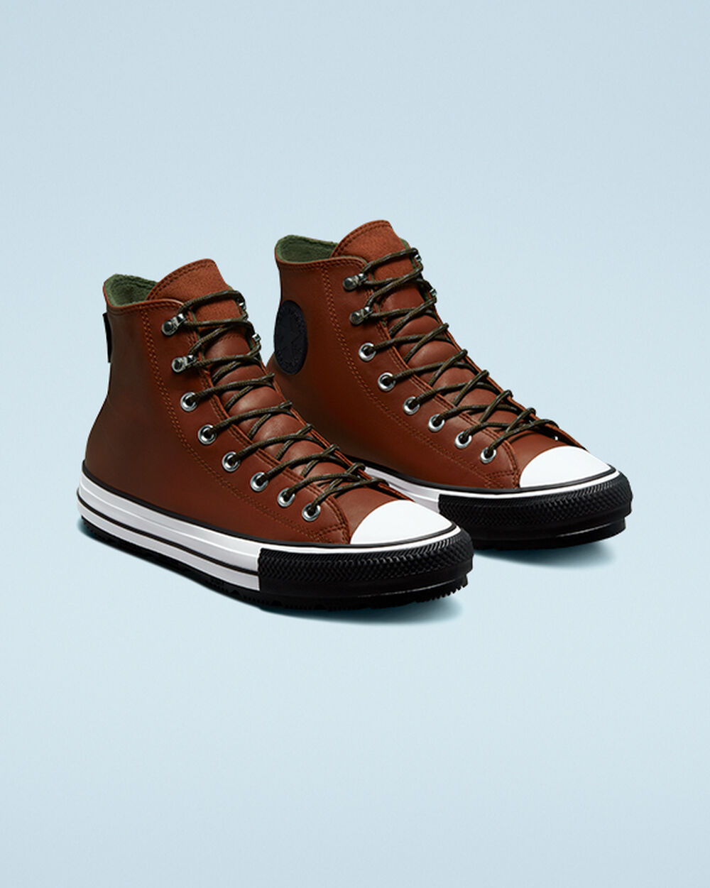 Botas Montaña Converse Chuck Taylor All Star Hombre Marrones Blancas Negras | Uruguay-32514