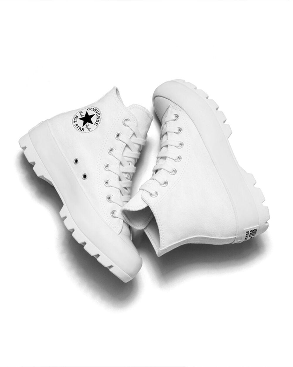 Botas de Invierno Converse Chuck Taylor All Star Lugged Mujer Blancas Negras Blancas | Uruguay-63471