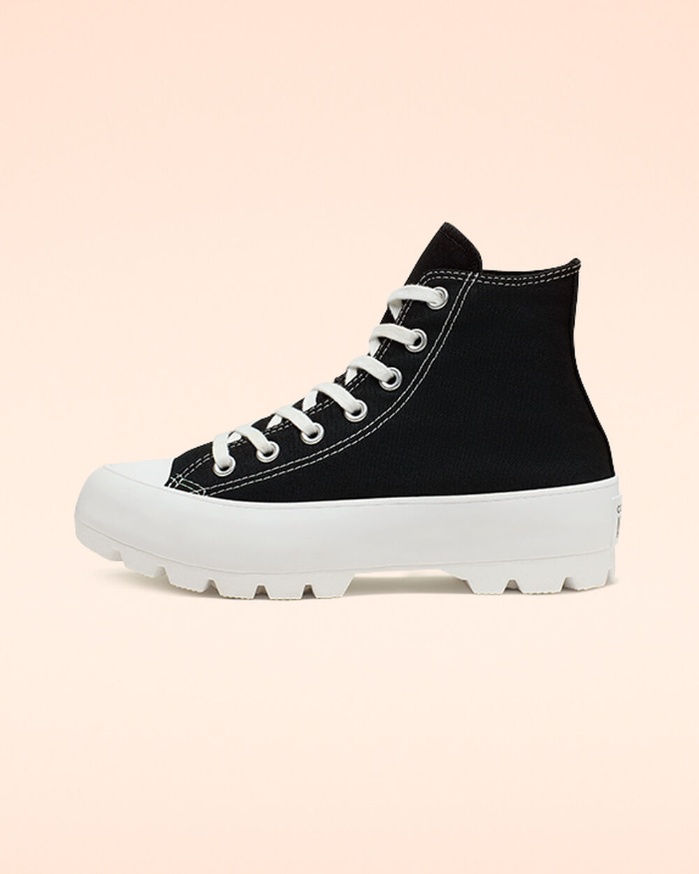 Botas de Invierno Converse Chuck Taylor All Star Lugged Mujer Negras Blancas Negras | Uruguay-76598