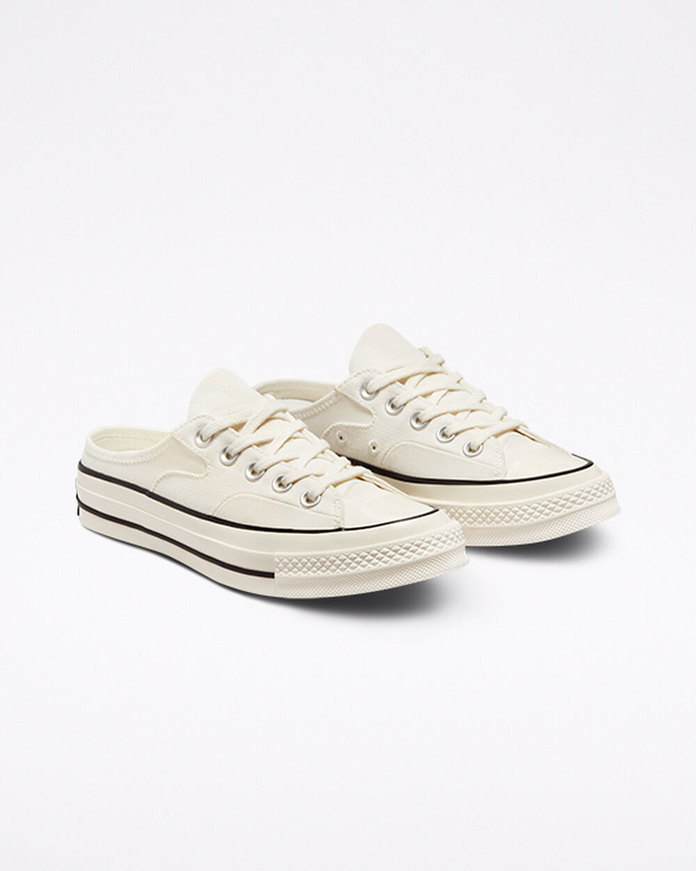 Mule Converse Chuck 70 Hombre Blancas Negras | Uruguay-47860