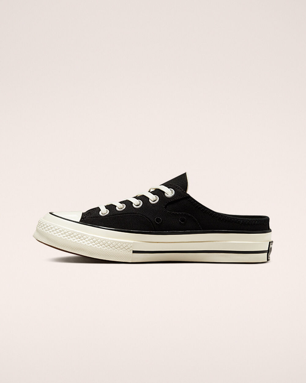 Mule Converse Chuck 70 Hombre Negras Blancas | Uruguay-38674