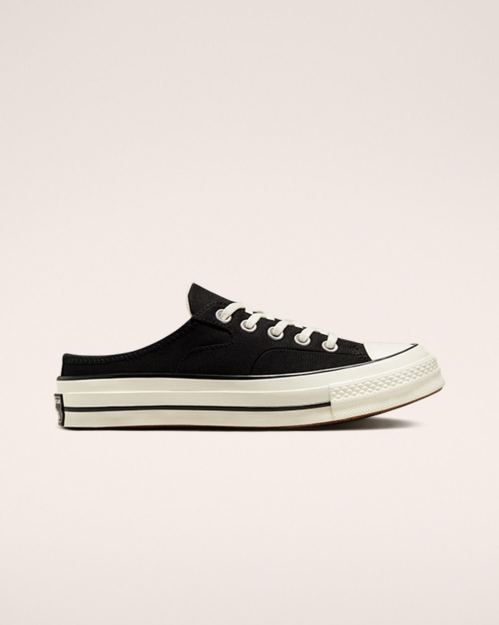 Mule Converse Chuck 70 Hombre Negras Blancas | Uruguay-38674