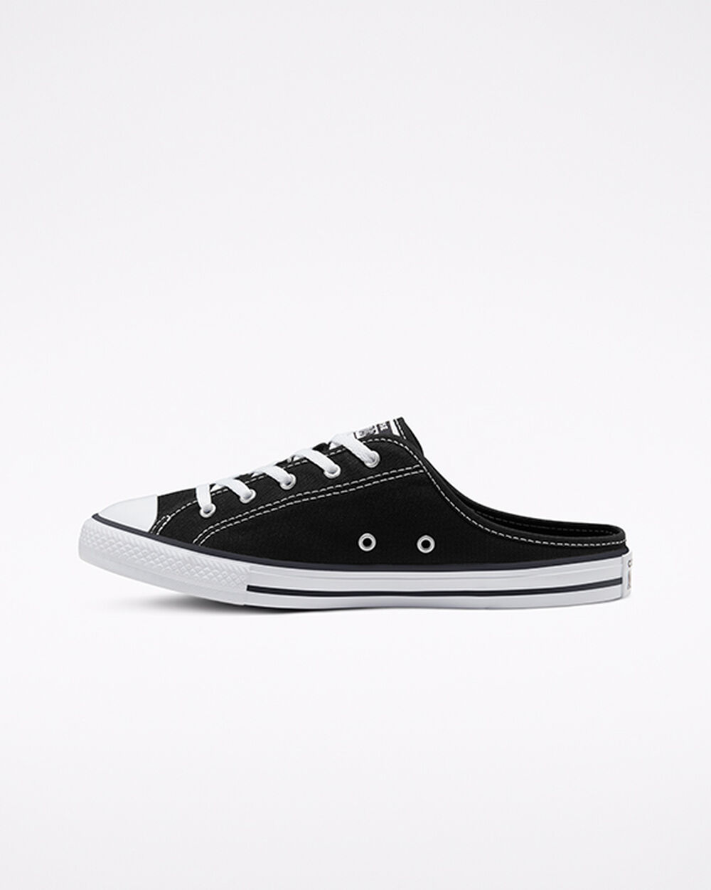 Slip On Converse Chuck Taylor All Star Mujer Negras Blancas | Uruguay-31678