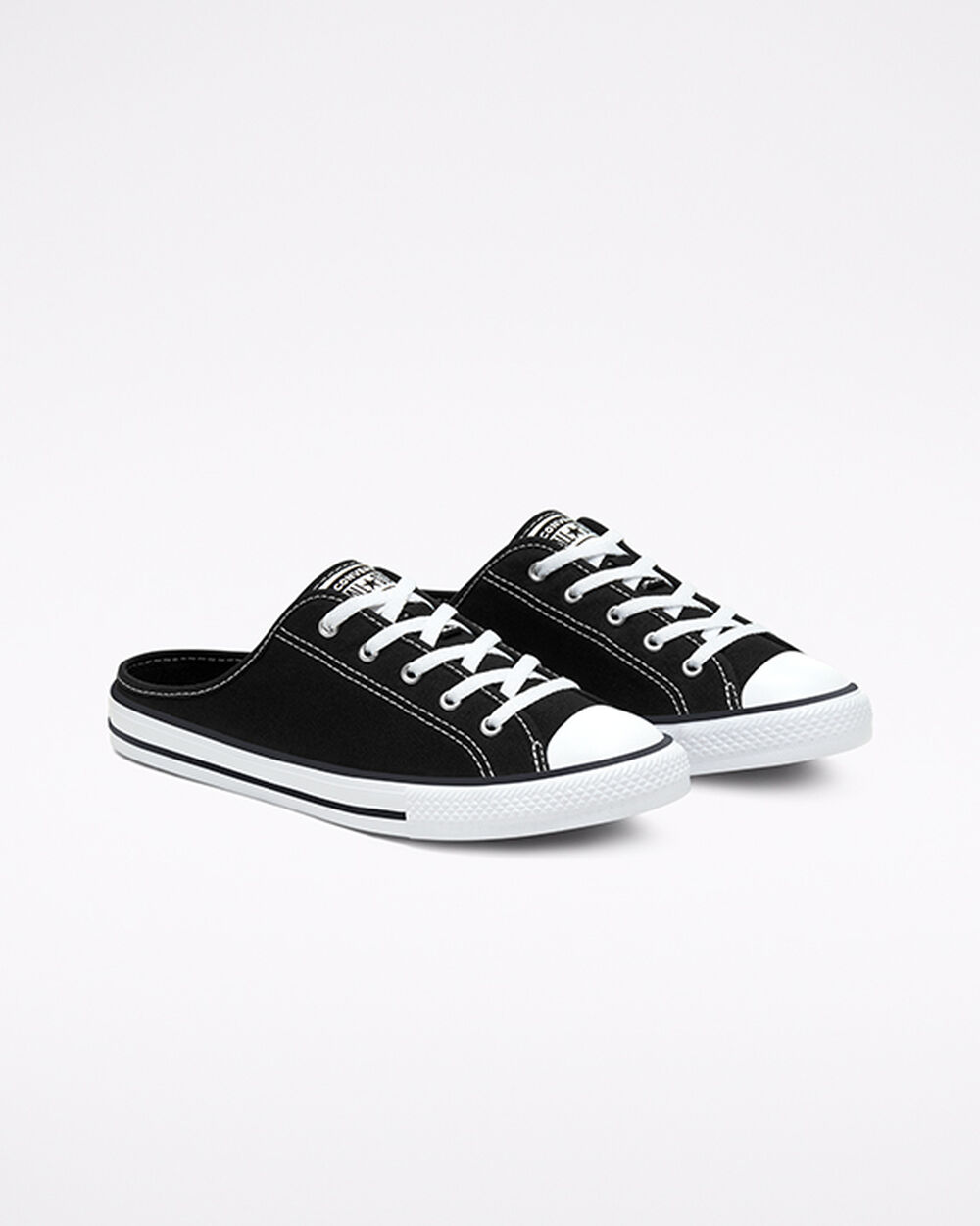 Slip On Converse Chuck Taylor All Star Mujer Negras Blancas | Uruguay-31678