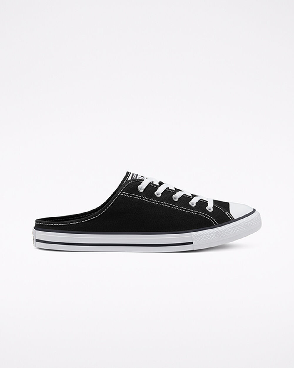 Slip On Converse Chuck Taylor All Star Mujer Negras Blancas | Uruguay-31678