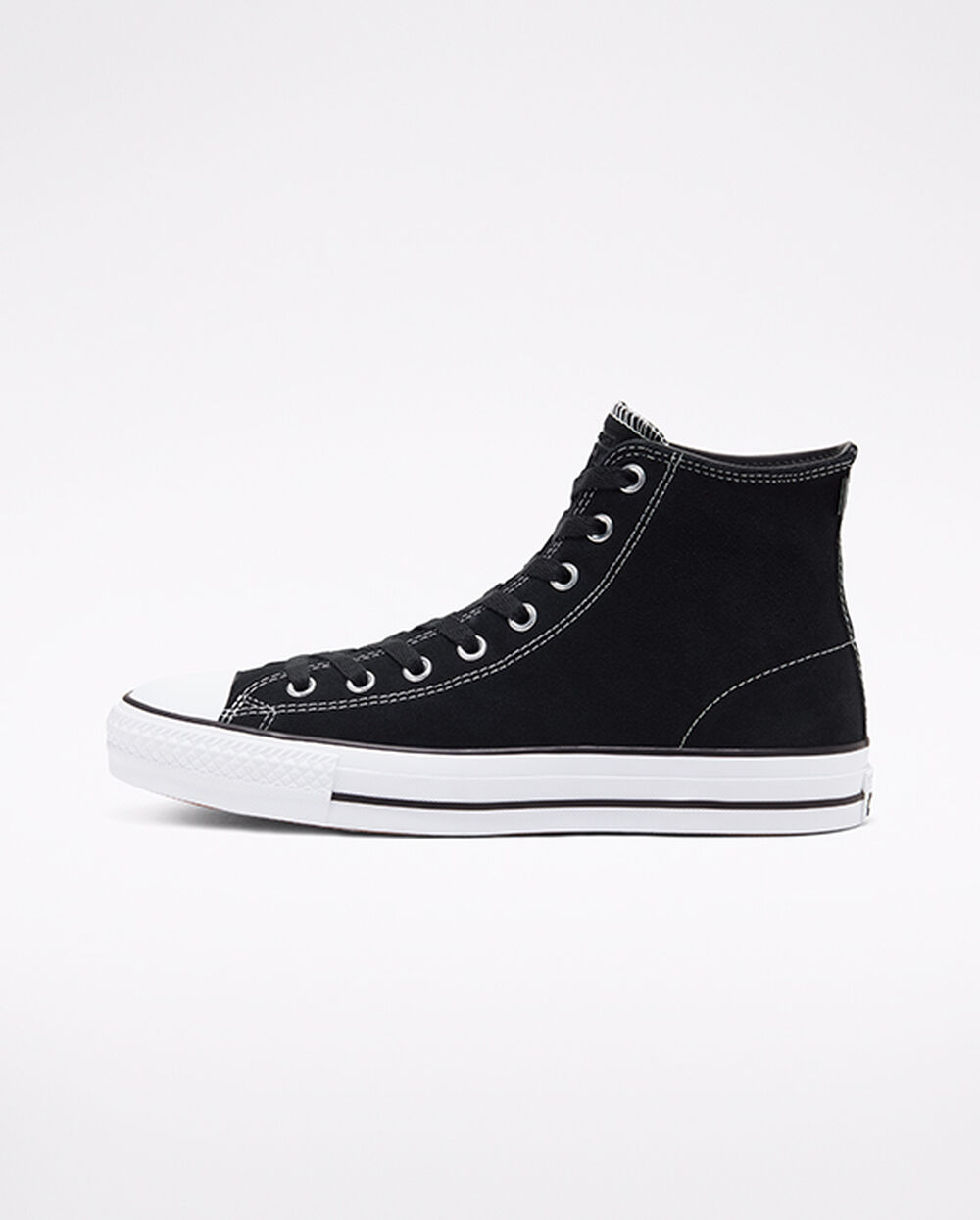 Zapatillas Converse CONS Chuck Taylor All Star Pro Hombre Negras Blancas | Uruguay-59106