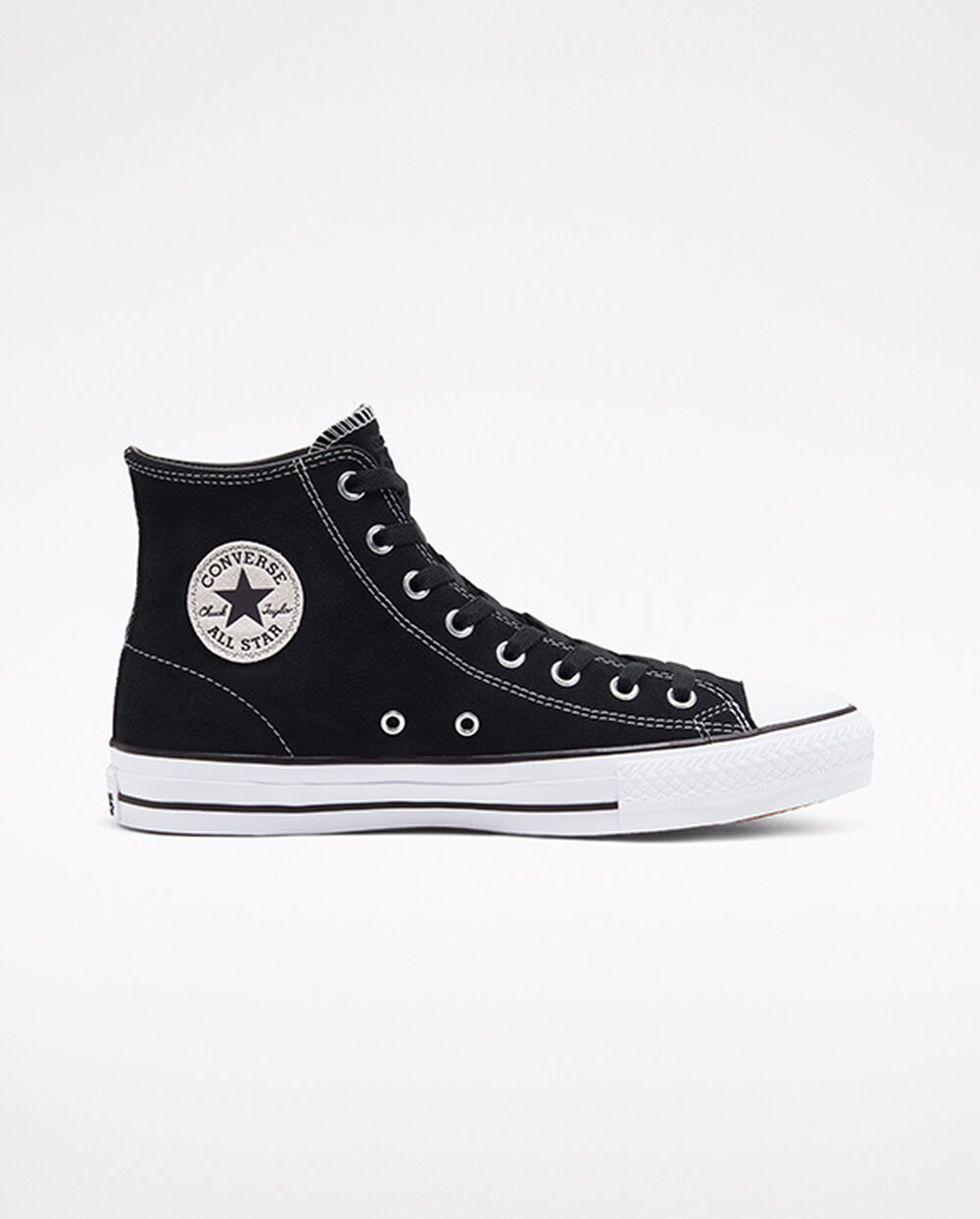 Zapatillas Converse CONS Chuck Taylor All Star Pro Hombre Negras Blancas | Uruguay-59106