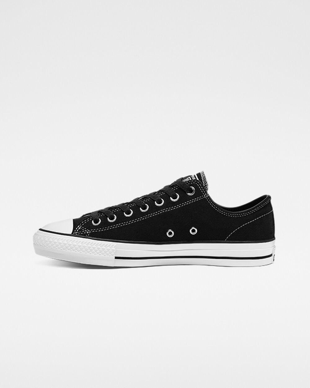 Zapatillas Converse CONS Chuck Taylor All Star Pro Hombre Negras Blancas | Uruguay-82157