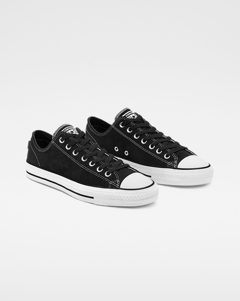 Zapatillas Converse CONS Chuck Taylor All Star Pro Hombre Negras Blancas | Uruguay-82157