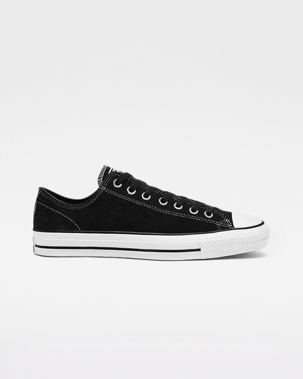 Zapatillas Converse CONS Chuck Taylor All Star Pro Hombre Negras Blancas | Uruguay-82157