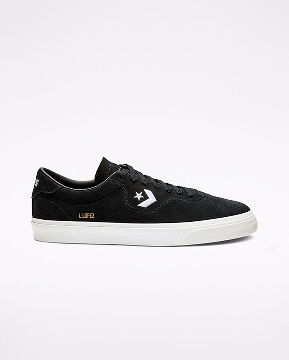 Zapatillas Converse CONS Louie Lopez Pro Hombre Negras Blancas | Uruguay-85196