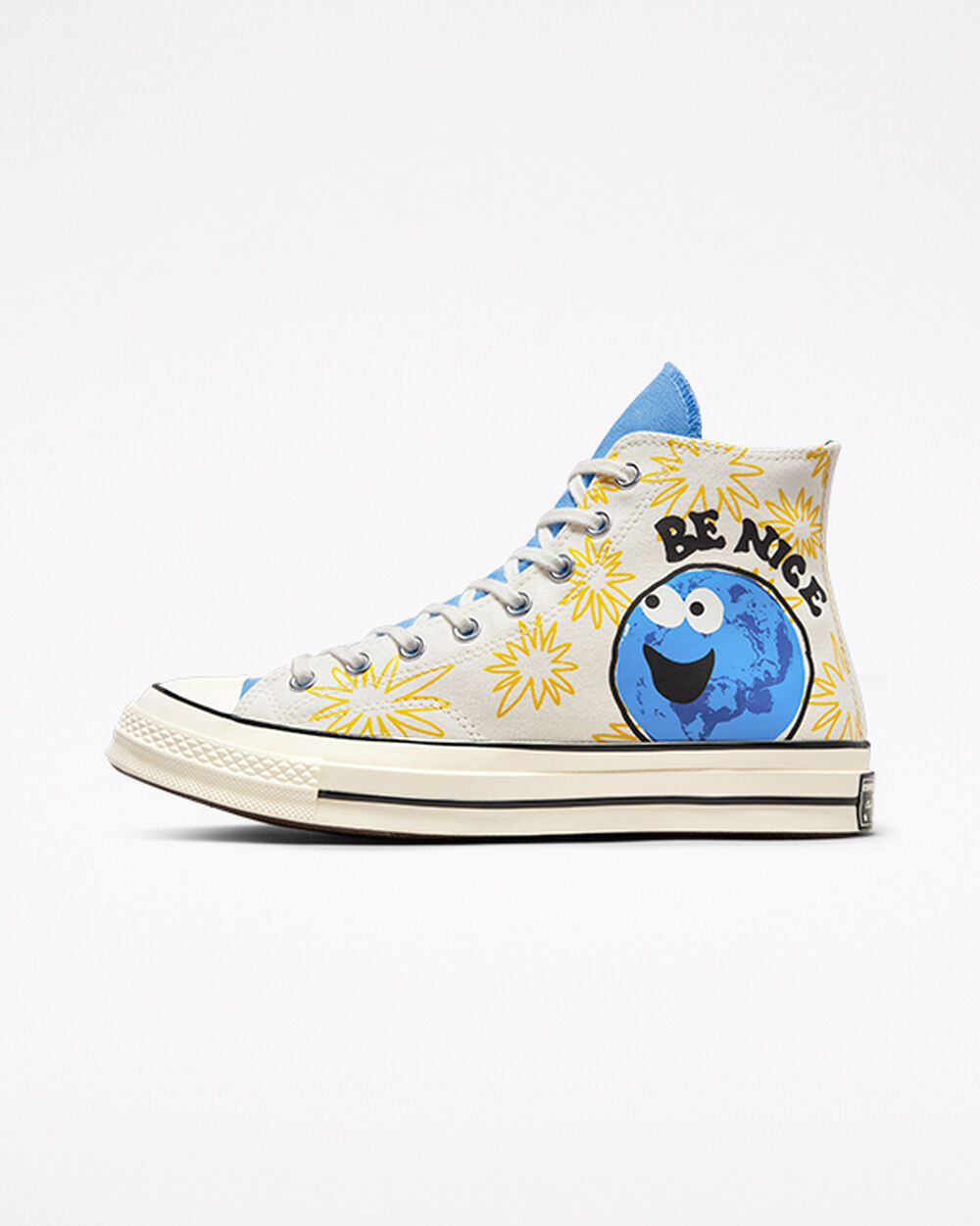 Zapatillas Converse Chuck 70 Hombre Blancas Azules | Uruguay-93685