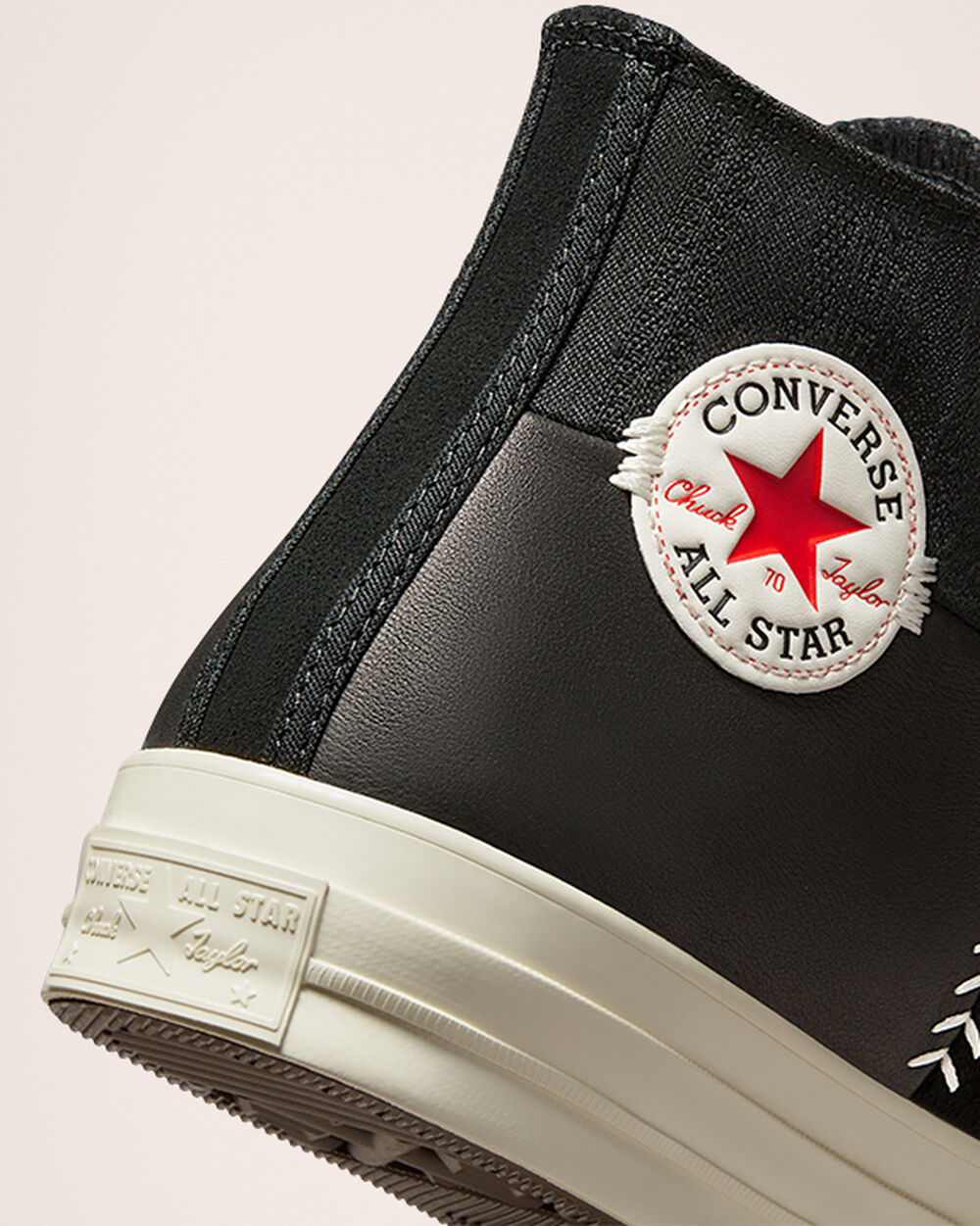 Zapatillas Converse Chuck 70 Hombre Negras Blancas Rojas | Uruguay-14729