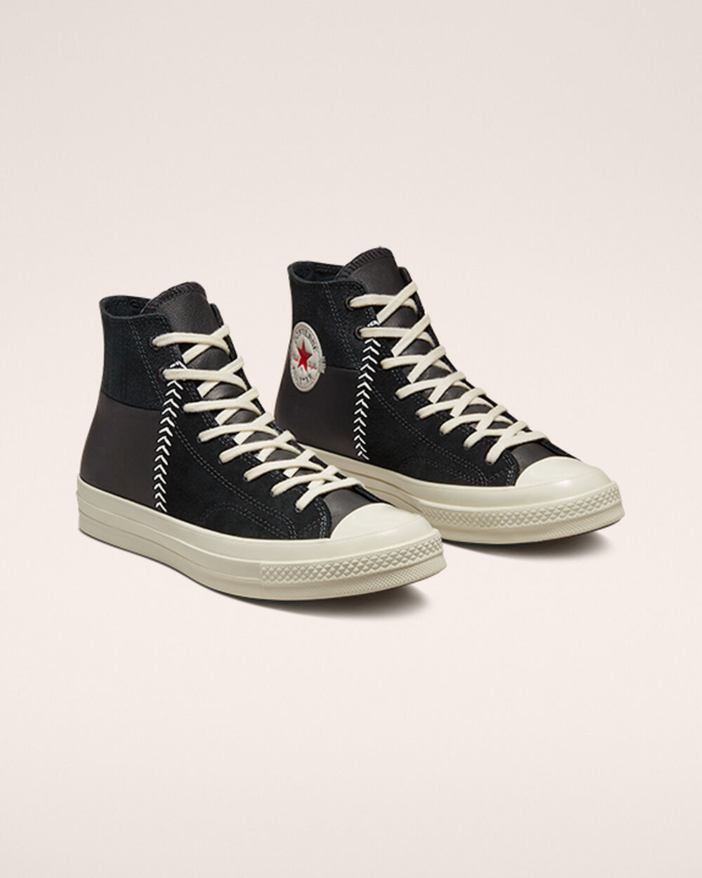 Zapatillas Converse Chuck 70 Hombre Negras Blancas Rojas | Uruguay-14729