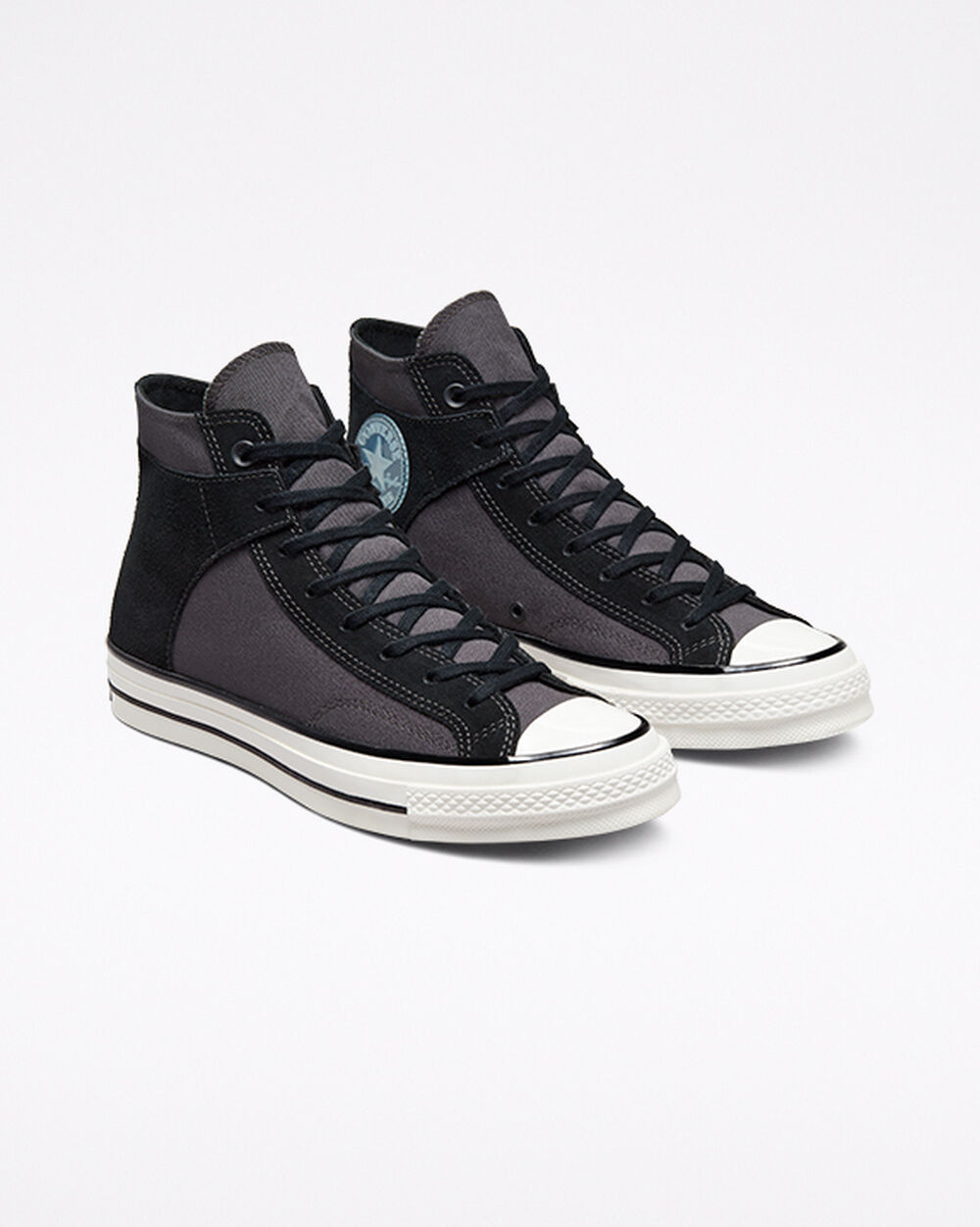 Zapatillas Converse Chuck 70 Hombre Negras Blancas | Uruguay-17068