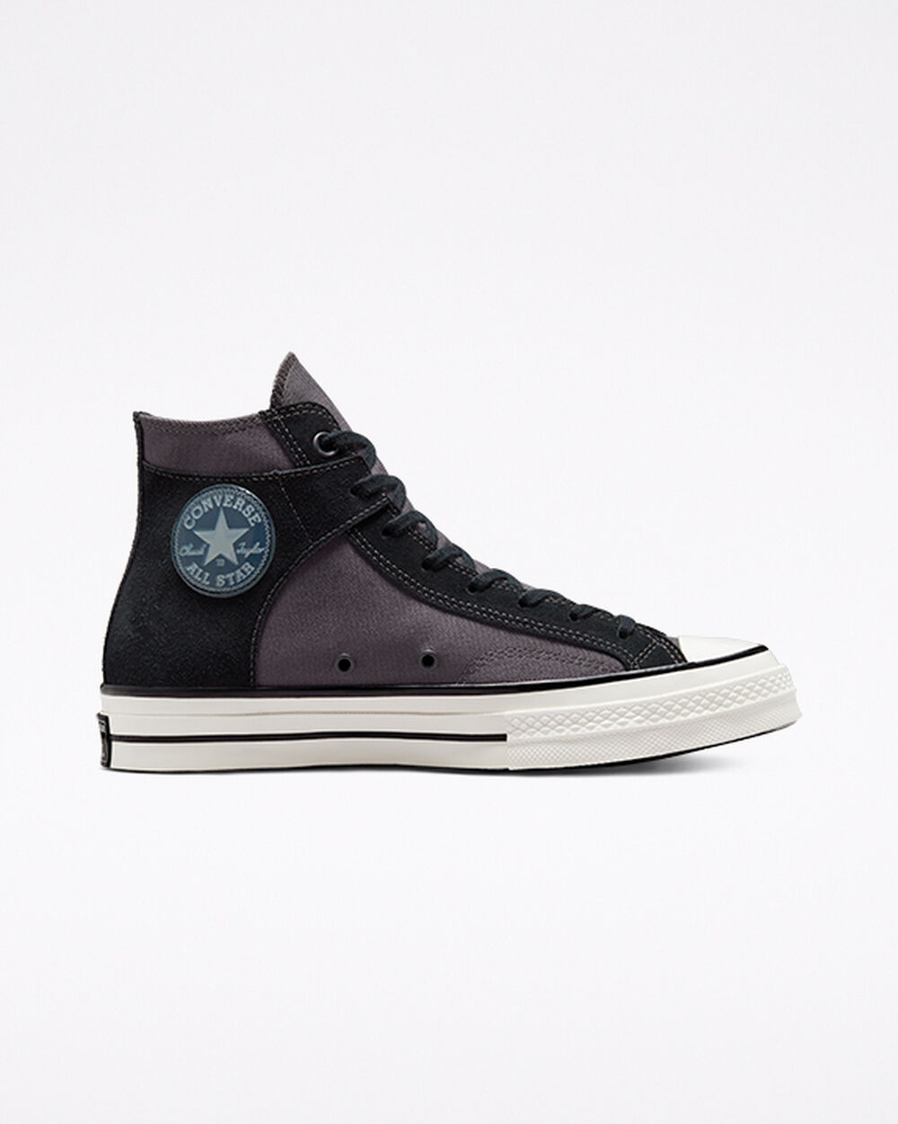 Zapatillas Converse Chuck 70 Hombre Negras Blancas | Uruguay-17068