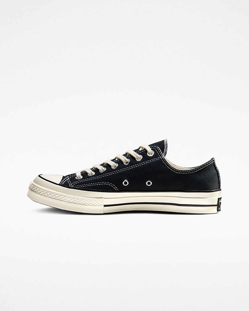 Zapatillas Converse Chuck 70 Hombre Negras Blancas | Uruguay-37816