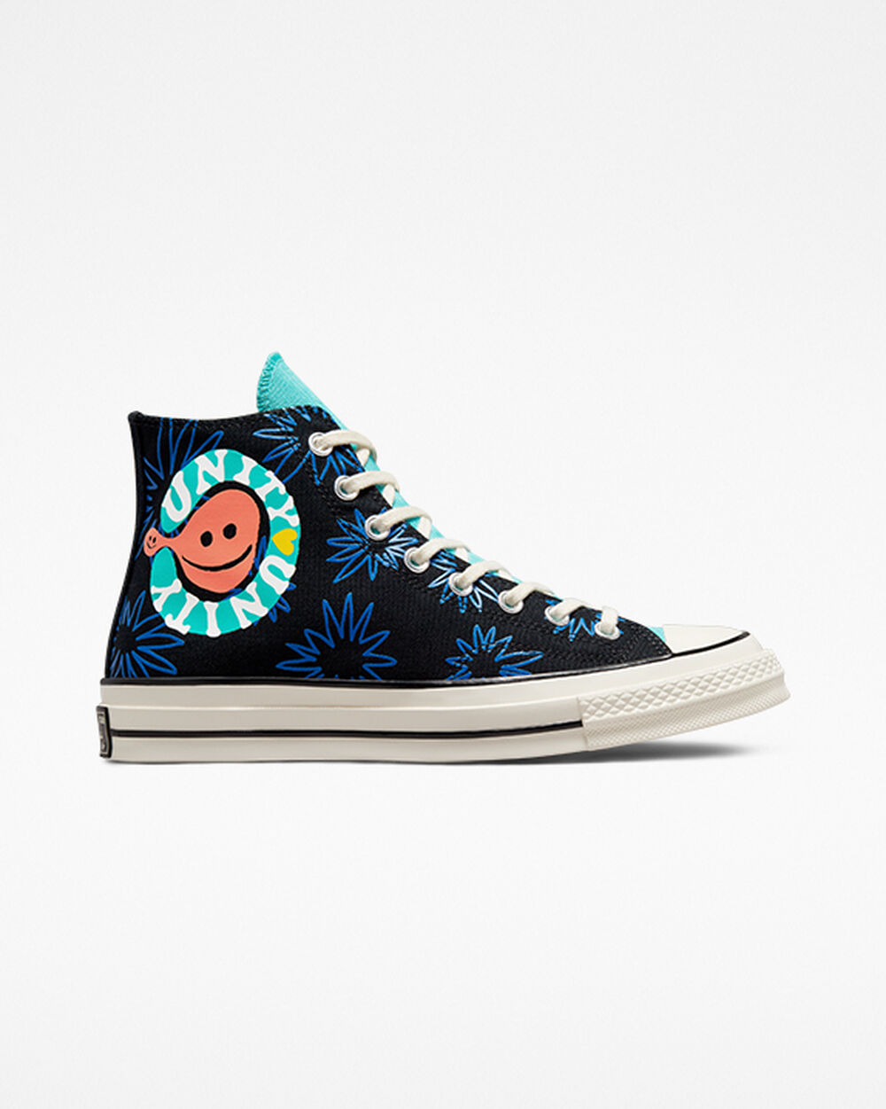 Zapatillas Converse Chuck 70 Hombre Negras Azules Turquesa Azul Real | Uruguay-71038