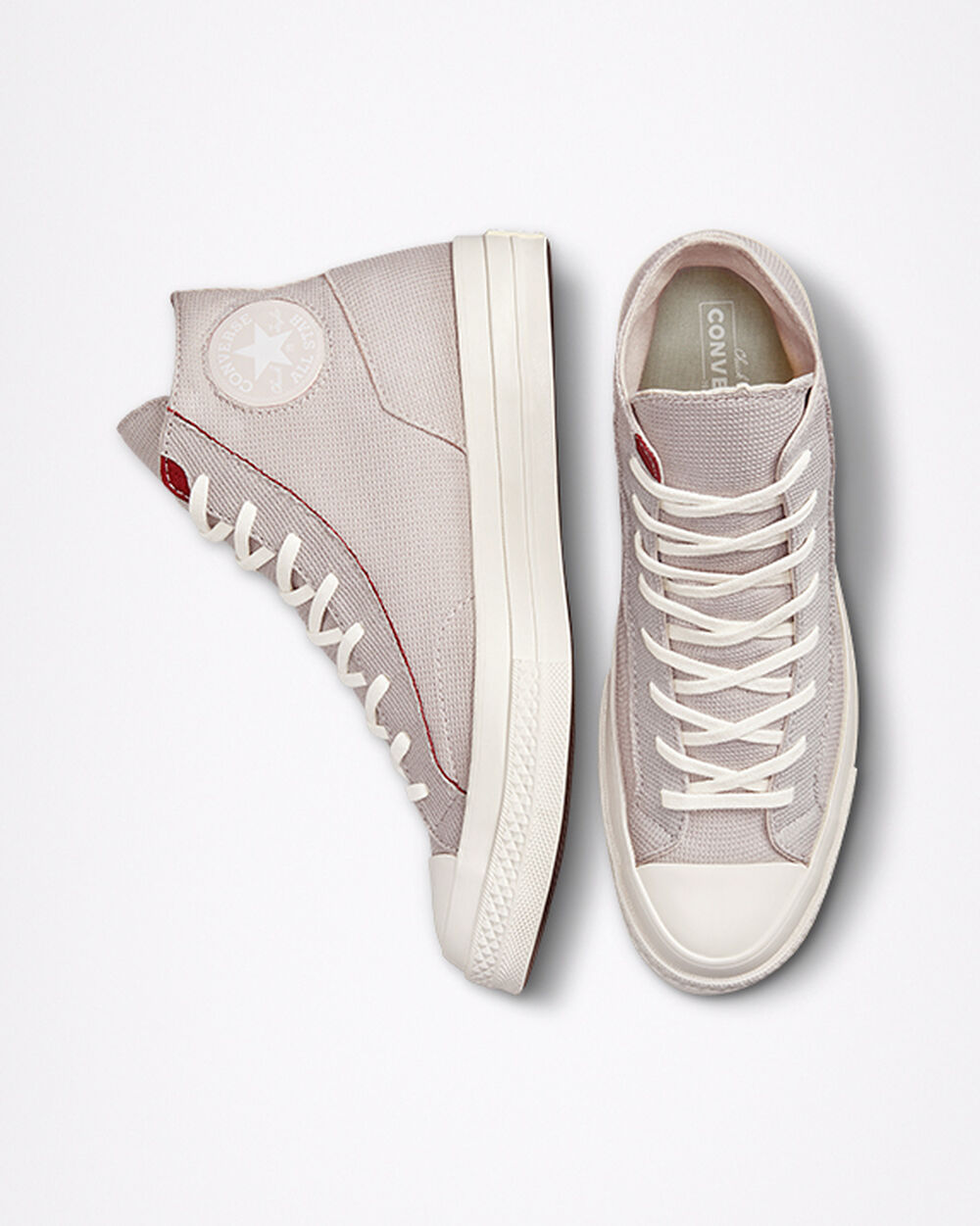 Zapatillas Converse Chuck 70 Hombre Plateadas Claro Rosas Blancas | Uruguay-10835