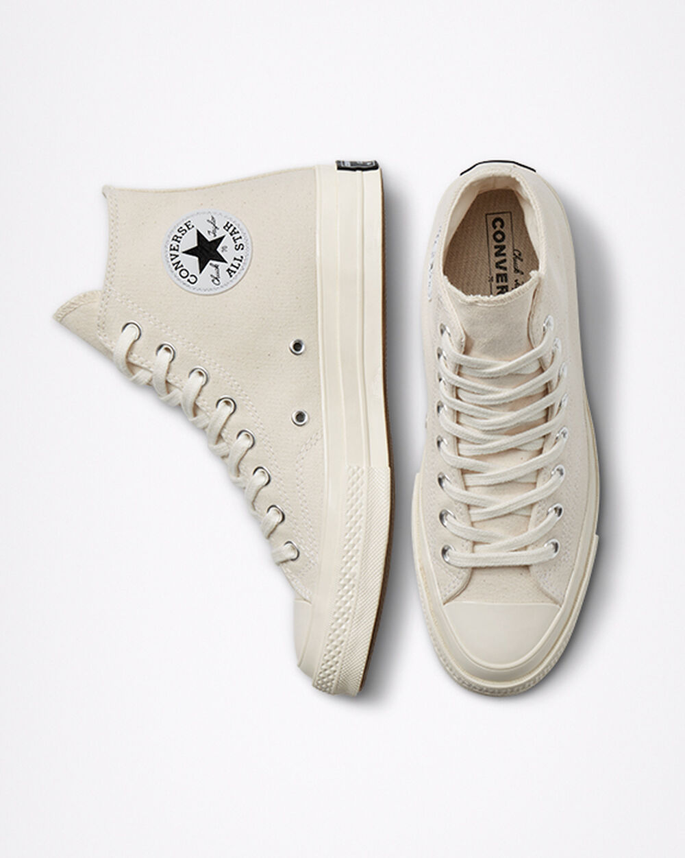 Zapatillas Converse Chuck 70 Mujer Beige Negras | Uruguay-48152