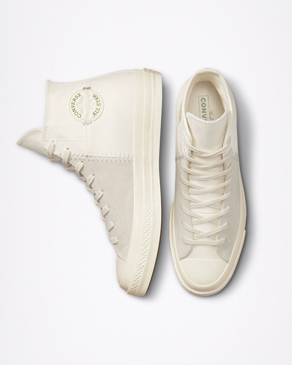 Zapatillas Converse Chuck 70 Mujer Blancas Plateadas Claro | Uruguay-65340