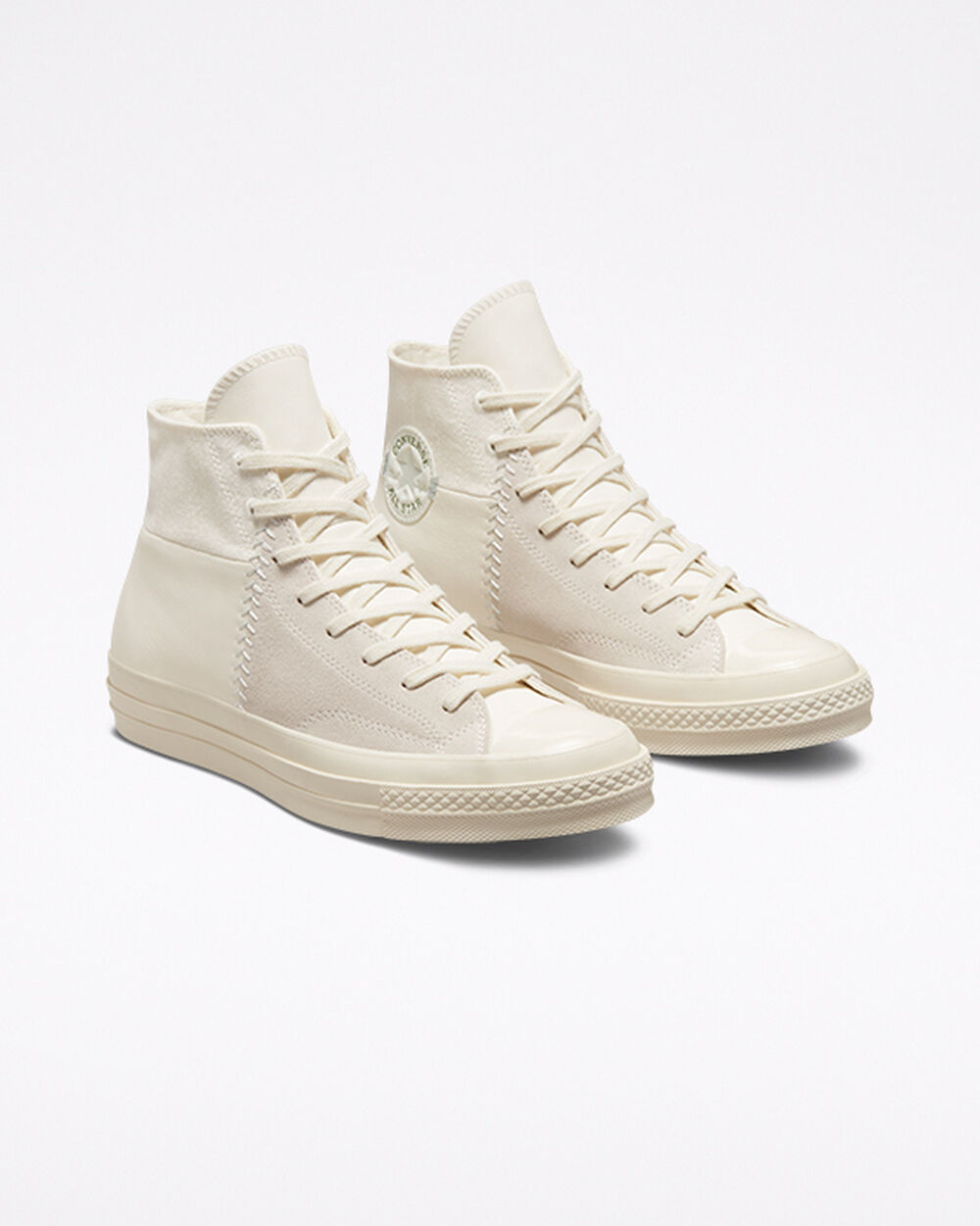 Zapatillas Converse Chuck 70 Mujer Blancas Plateadas Claro | Uruguay-65340