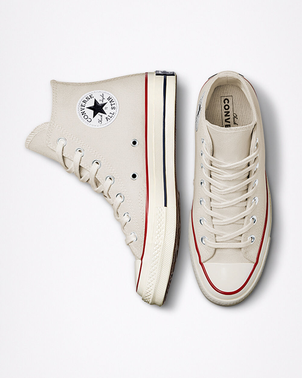 Zapatillas Converse Chuck 70 Mujer Kaki Rojas Oscuro Blancas | Uruguay-54630