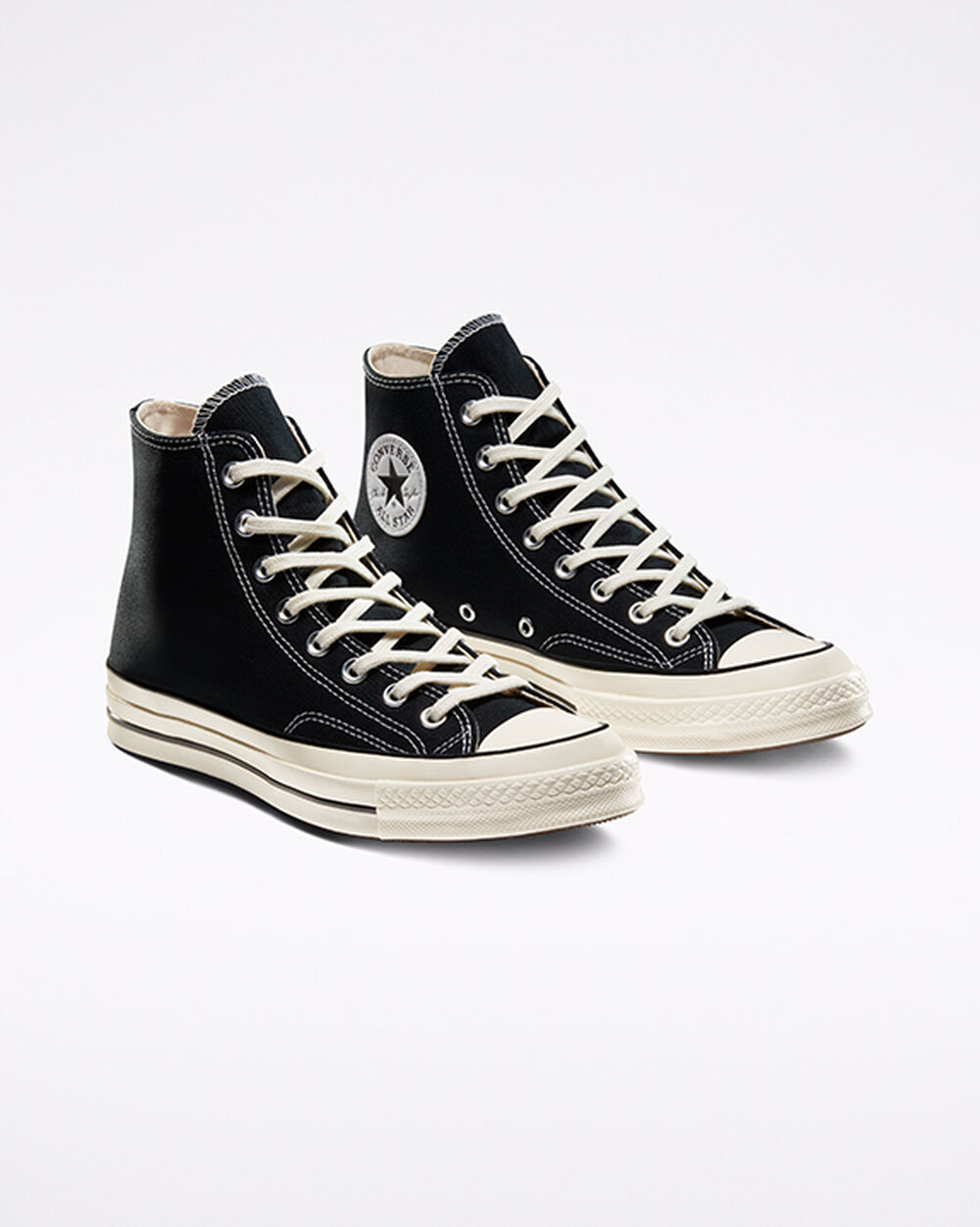 Zapatillas Converse Chuck 70 Mujer Negras Blancas | Uruguay-93524