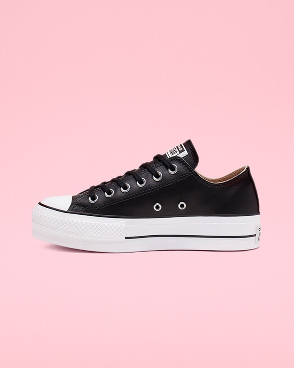 Zapatillas Converse Chuck Taylor All Star Mujer Negras Blancas | Uruguay-01429