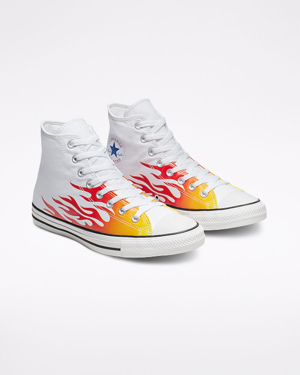 Zapatillas Converse Chuck Taylor All Star Hombre Blancas Rojas Amarillo | Uruguay-02167