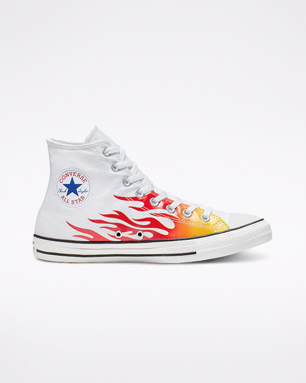 Zapatillas Converse Chuck Taylor All Star Hombre Blancas Rojas Amarillo | Uruguay-02167