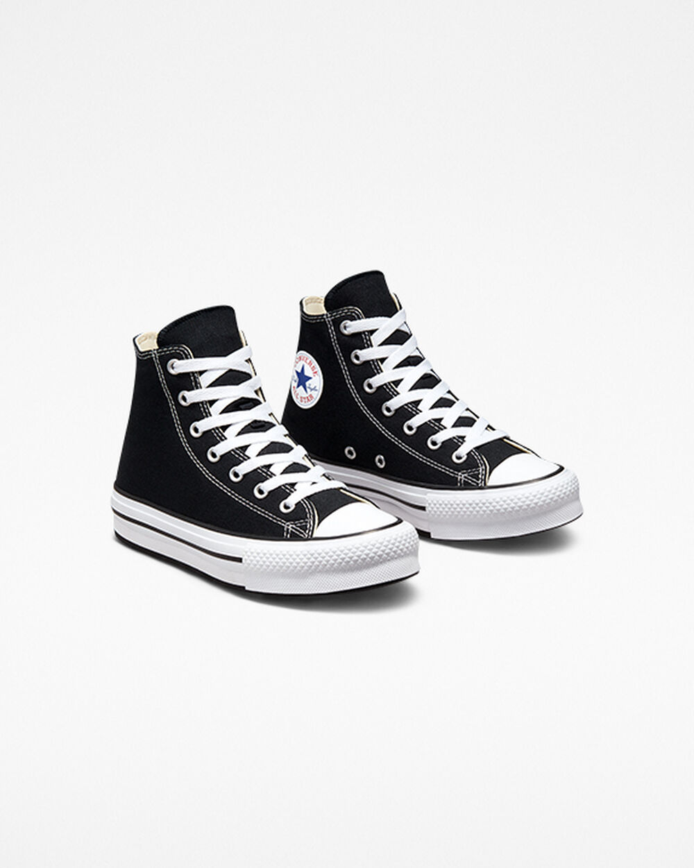 Zapatillas Converse Chuck Taylor All Star Niña Negras Blancas Negras | Uruguay-16594