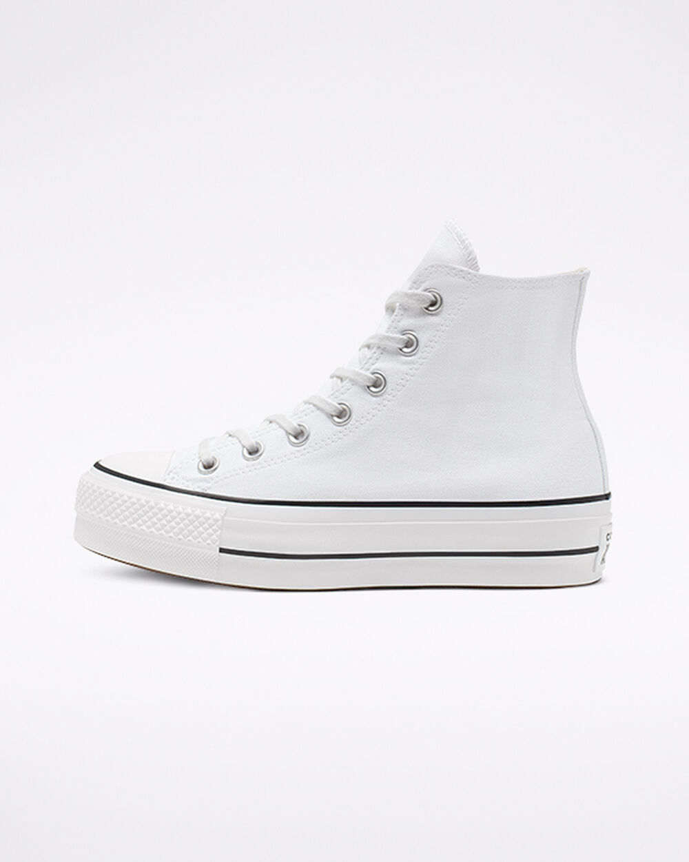 Zapatillas Converse Chuck Taylor All Star Mujer Blancas Negras Blancas | Uruguay-20493