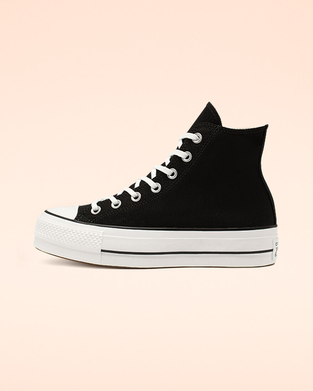 Zapatillas Converse Chuck Taylor All Star Mujer Negras Blancas | Uruguay-21349