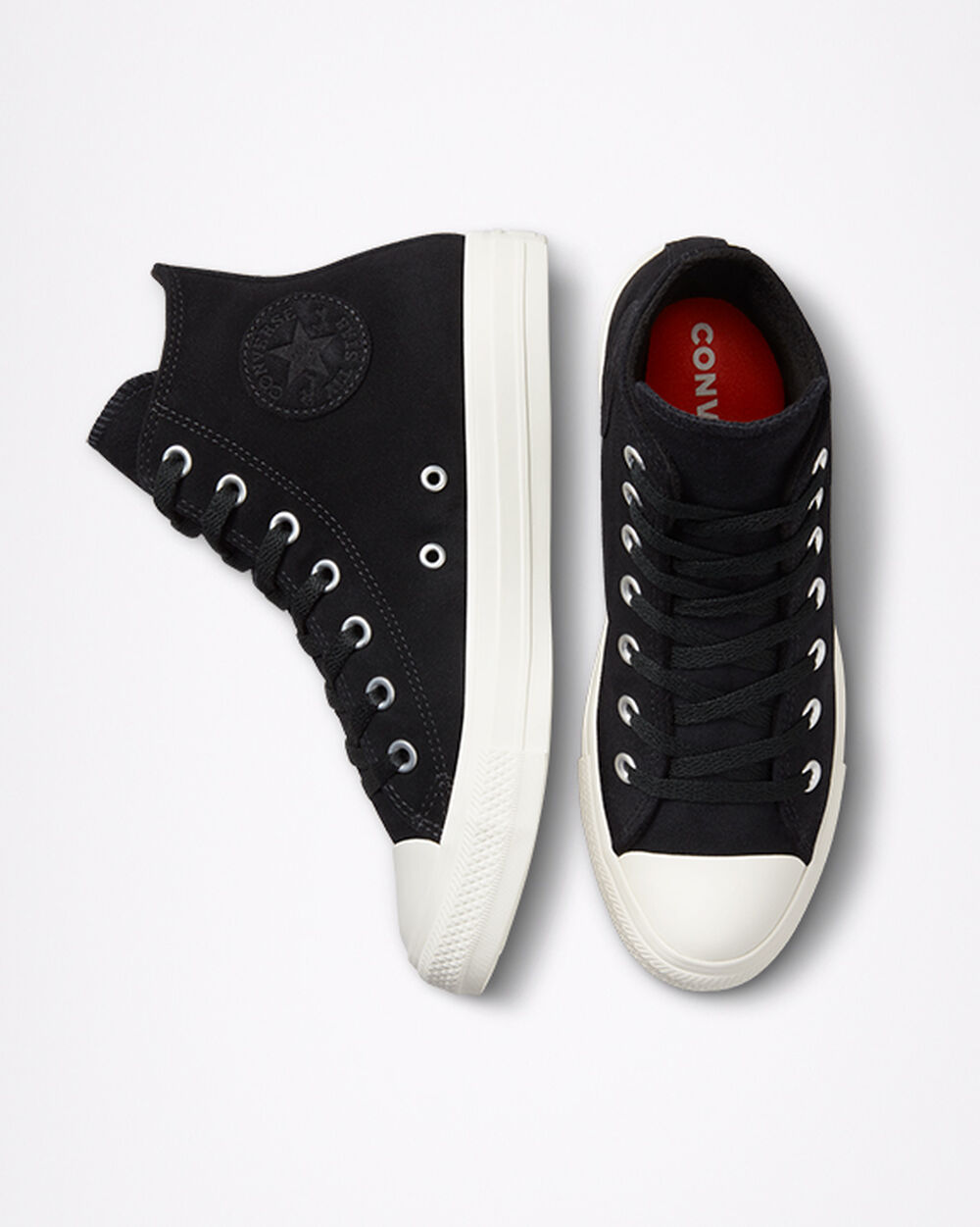 Zapatillas Converse Chuck Taylor All Star Mujer Negras Blancas | Uruguay-23468