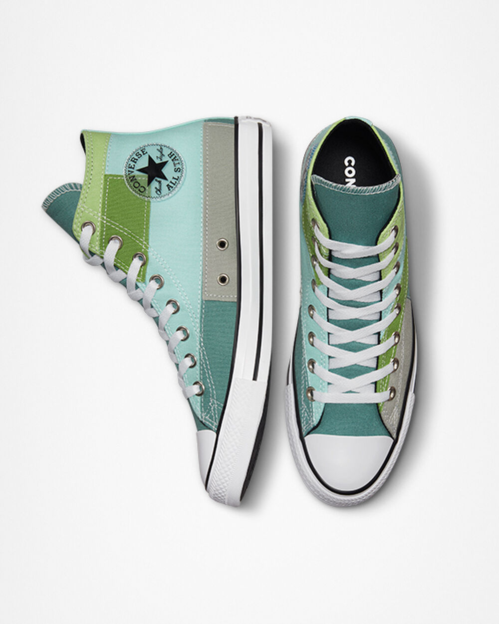 Zapatillas Converse Chuck Taylor All Star Mujer Azules Claro Verde Claro | Uruguay-27368