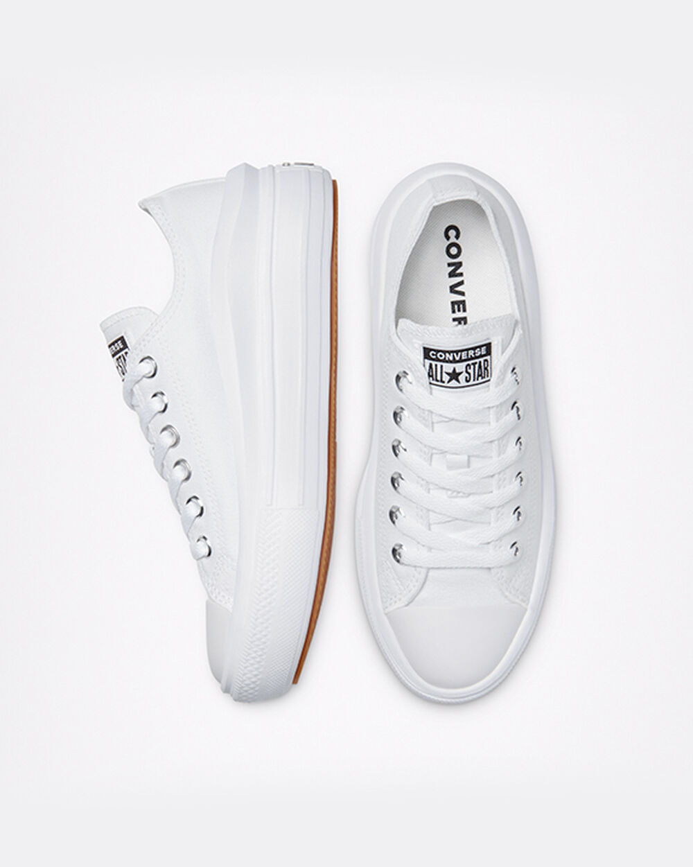 Zapatillas Converse Chuck Taylor All Star Move Mujer Blancas Blancas | Uruguay-27906