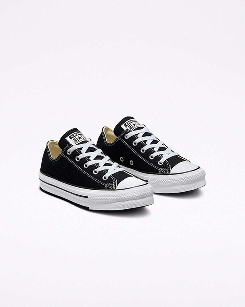 Zapatillas Converse Chuck Taylor All Star Niña Negras Blancas Negras | Uruguay-32796