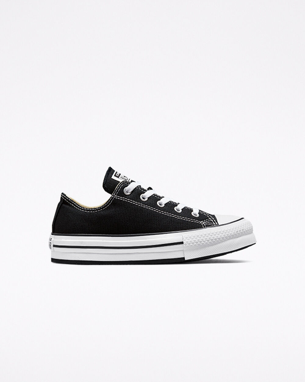 Zapatillas Converse Chuck Taylor All Star Niña Negras Blancas Negras | Uruguay-32796