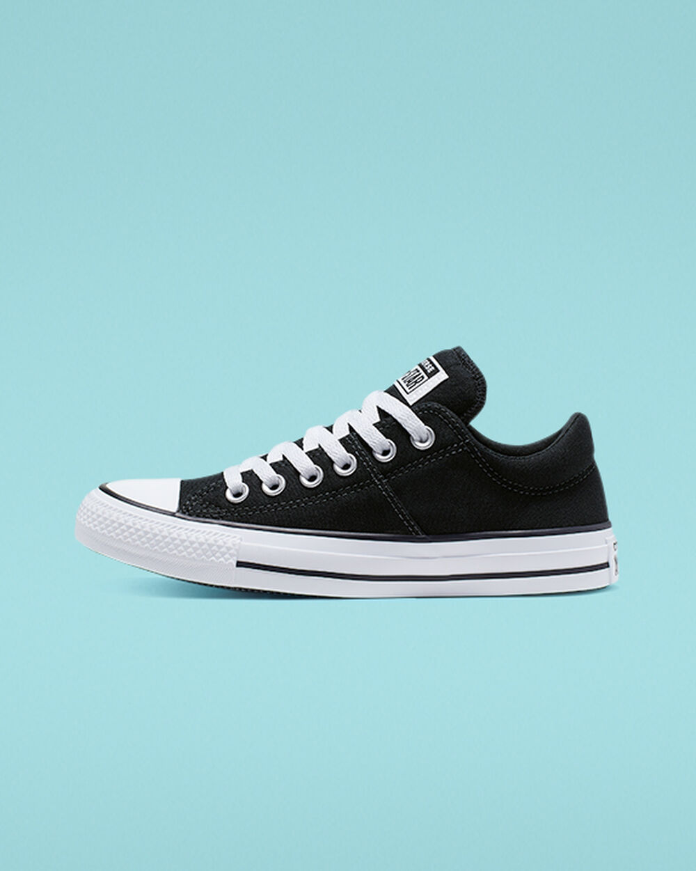 Zapatillas Converse Chuck Taylor All Star Madison Mujer Negras Blancas Negras | Uruguay-38190