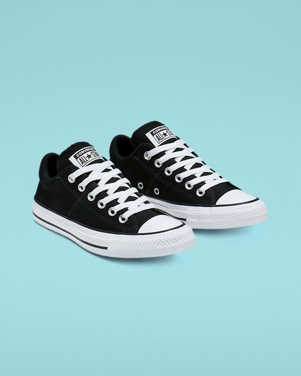 Zapatillas Converse Chuck Taylor All Star Madison Mujer Negras Blancas Negras | Uruguay-38190