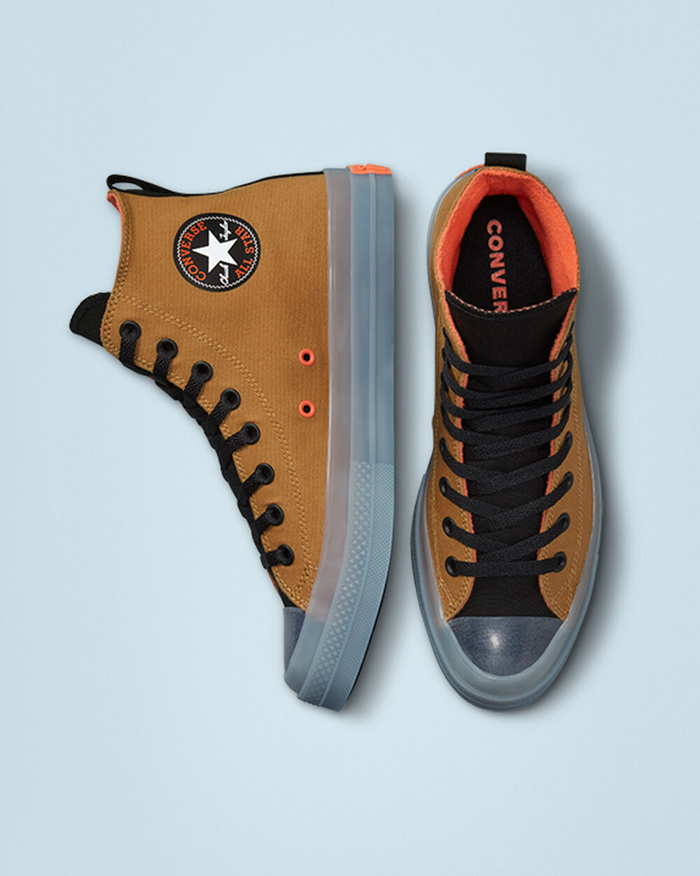 Zapatillas Converse Chuck Taylor All Star CX Mujer Marrones Negras Mango | Uruguay-38742