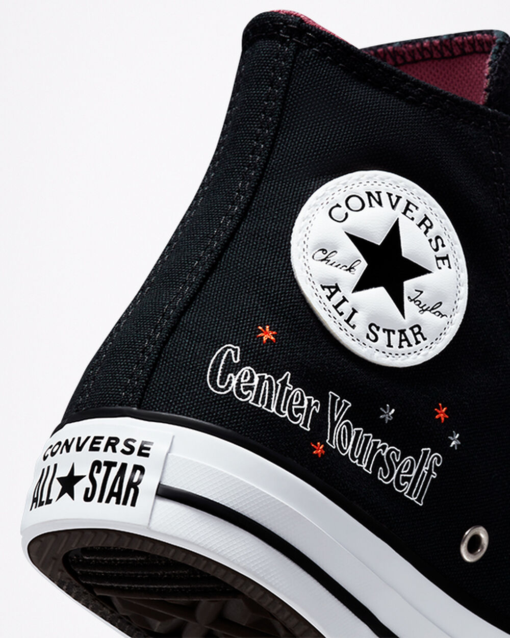 Zapatillas Converse Chuck Taylor All Star Mujer Negras Blancas Gris | Uruguay-41802