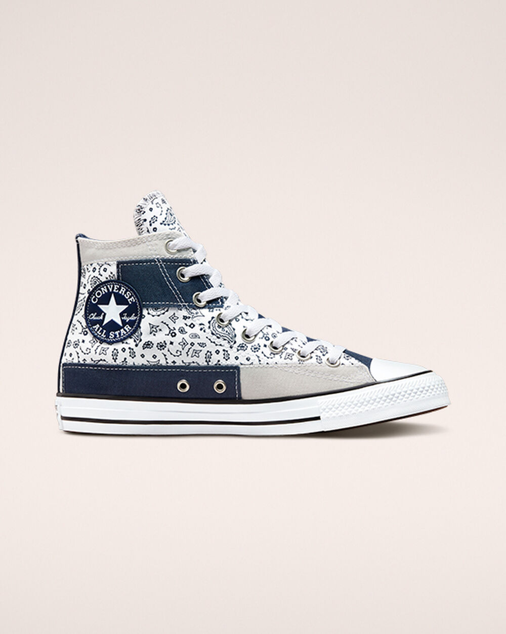 Zapatillas Converse Chuck Taylor All Star Mujer Azul Marino Blancas | Uruguay-59731