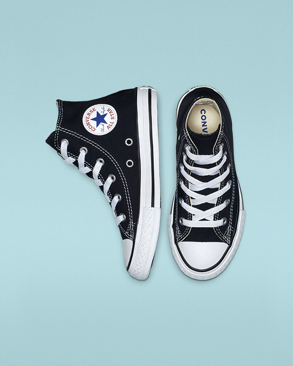 Zapatillas Converse Chuck Taylor All Star Niña Negras | Uruguay-63054