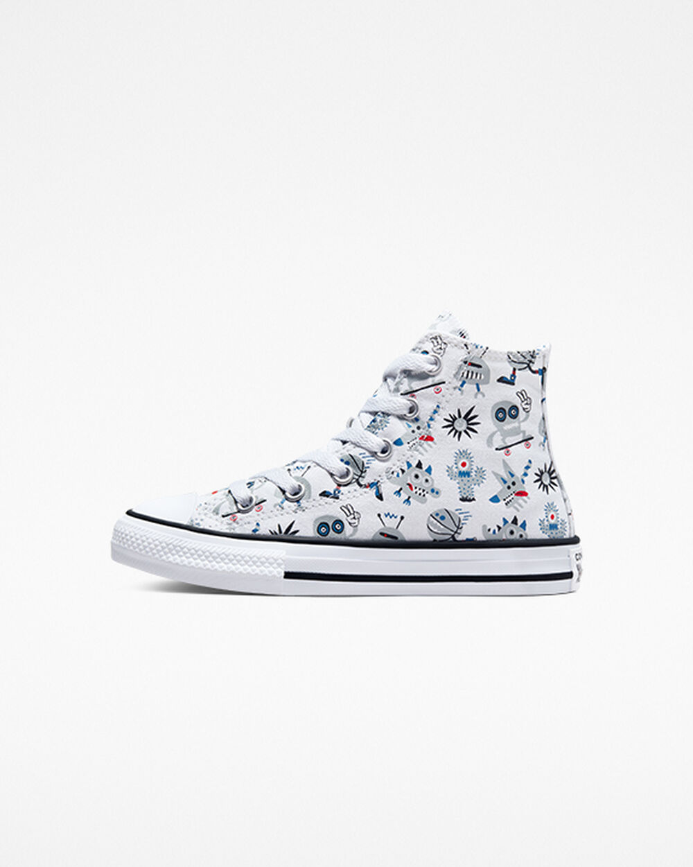 Zapatillas Converse Chuck Taylor All Star Niña Blancas Gris Azules | Uruguay-67150